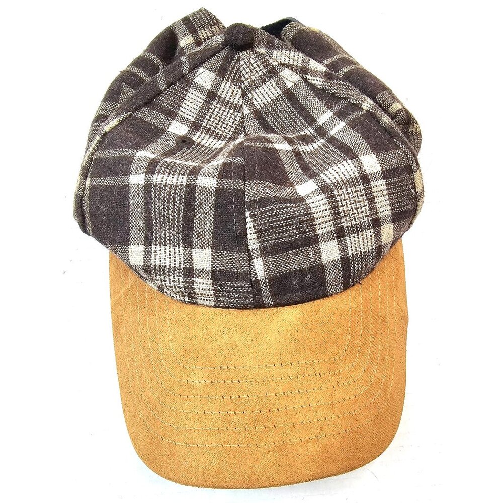 Free People OSFM Plaid Wool Blend Newsboy Cap - Picture 2 of 7